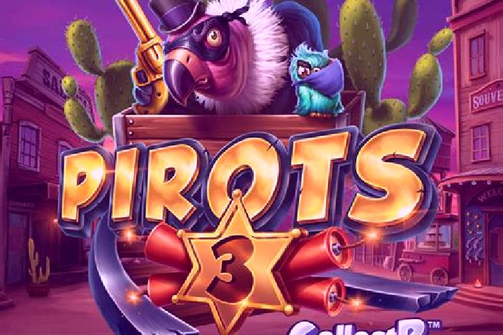 Faktenbasierter Test zum Pirots 3 Slot von ELK Studios. Analyse des 6x7 Grids, des Western-Themas (Banditenflucht, Showdown), 94 % RTP und des 10.000x Gewinn...