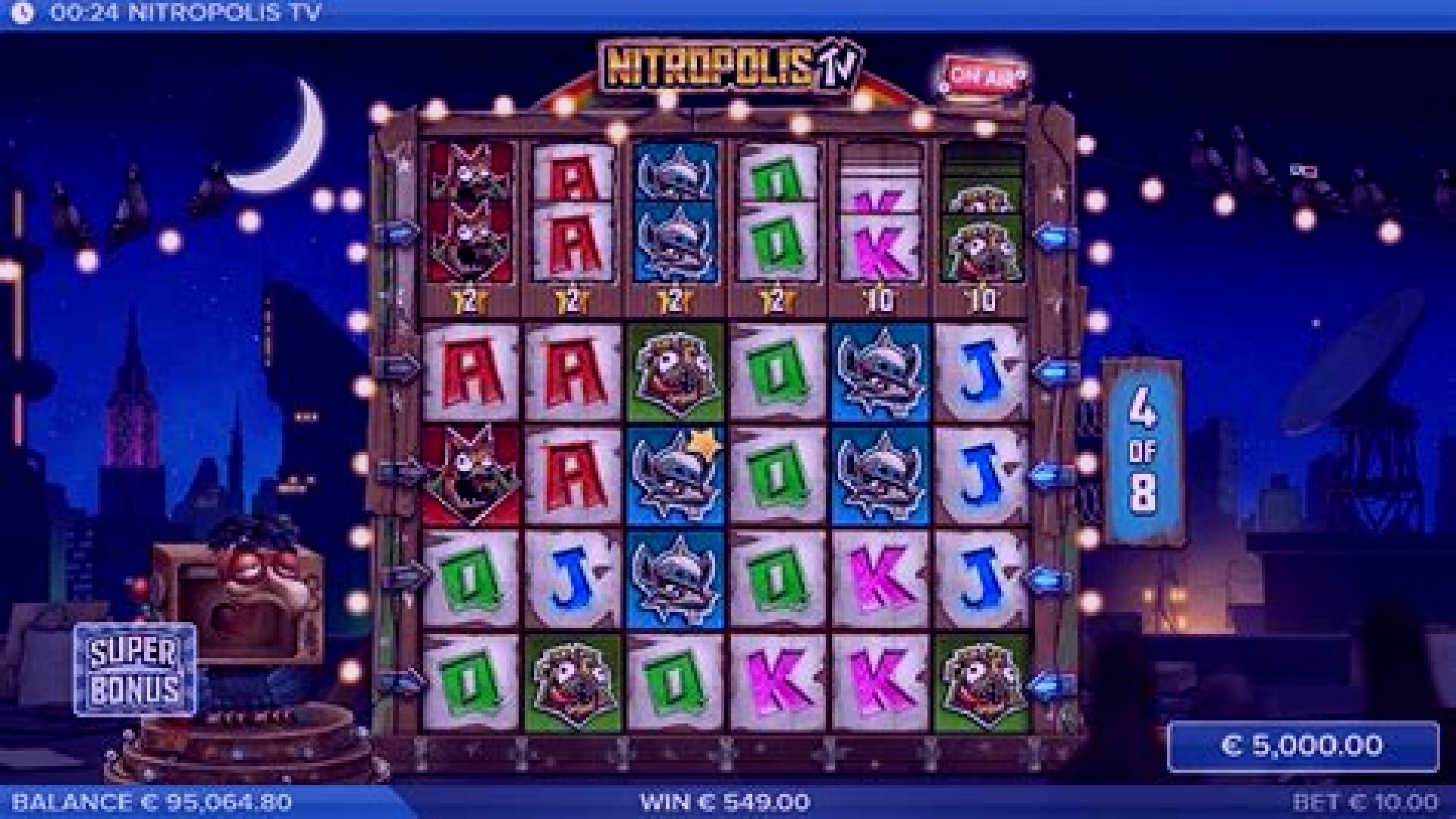 Nitropolis Slot Gameplay