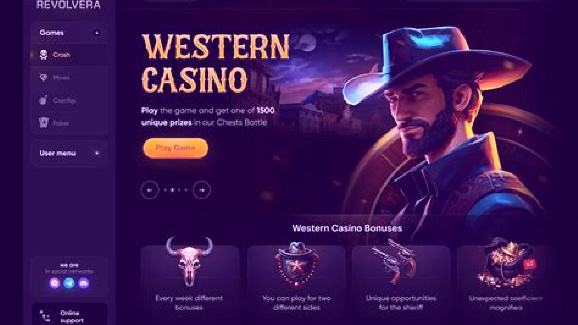Online Casino Interface